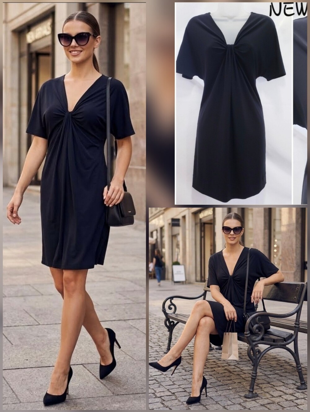 ❤️Banana Republic NWT! Dress Black 🤍Extra Small